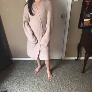 American eagle blush pink cardigan